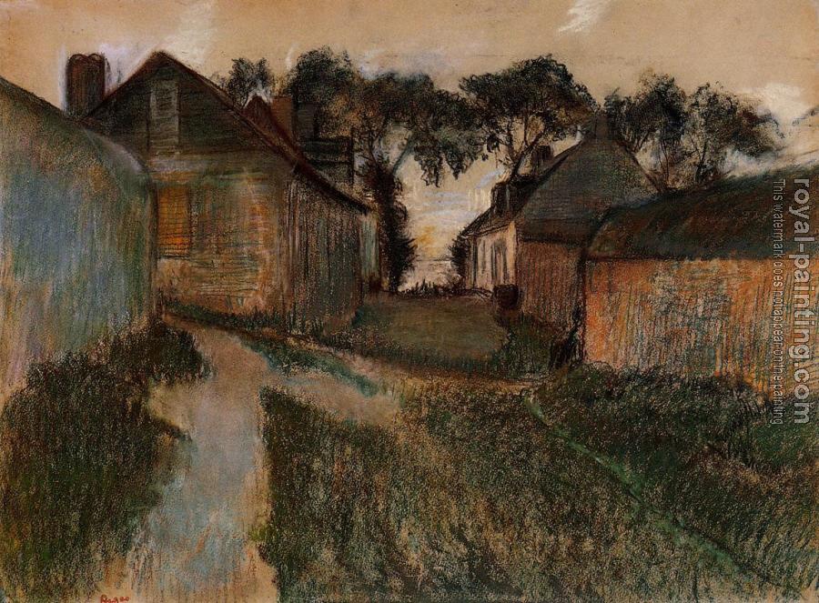 Edgar Degas : Rue Quesnoy, Saint Valery sur Somme